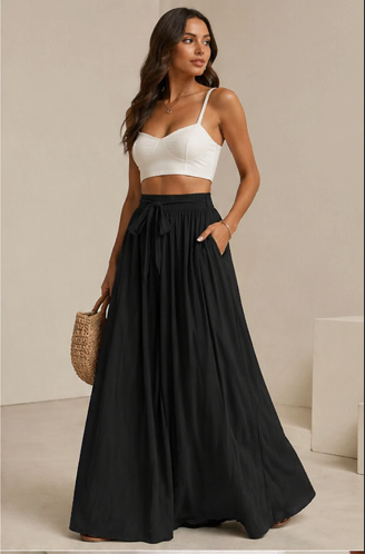 Noir Flow Skirt