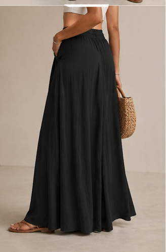 Noir Flow Skirt