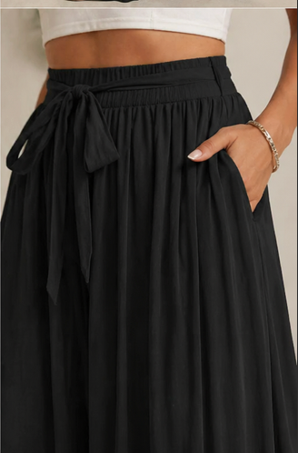 Noir Flow Skirt